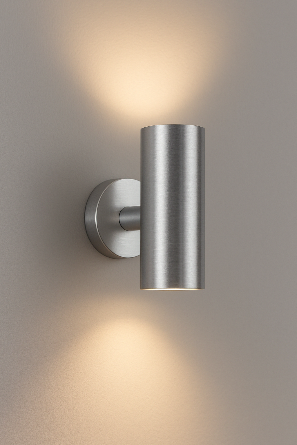 Wandlamp Tijmen - Geborsteld Aluminium